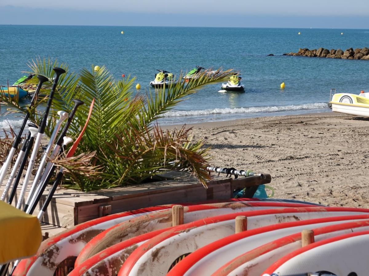 Hotel Camping Pleine Mer Vias Esterno foto